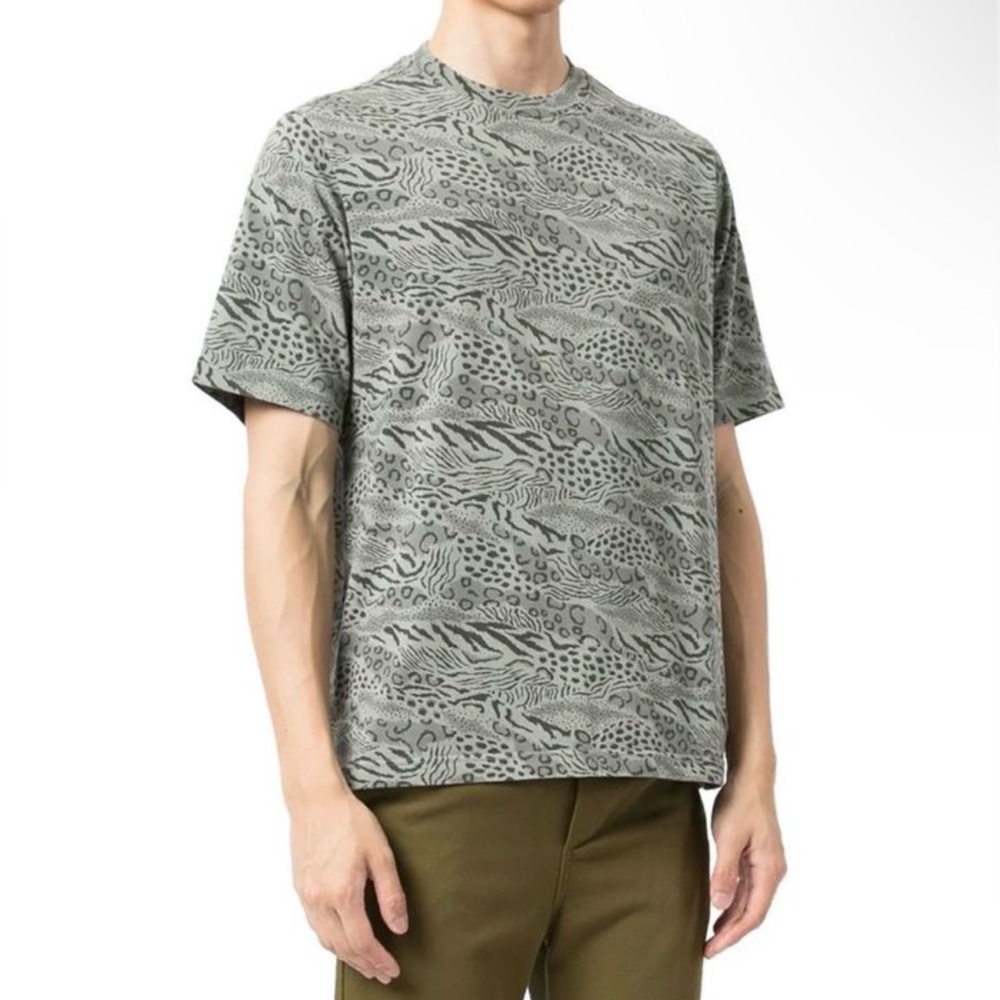 Kenzo Mens All Over Animal-Print T-Shirt - Large